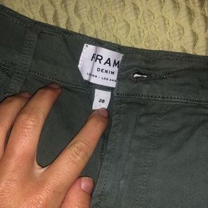 Frame shorts green size 28